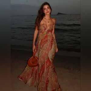 Zara ZW Collection Floral Print Dress